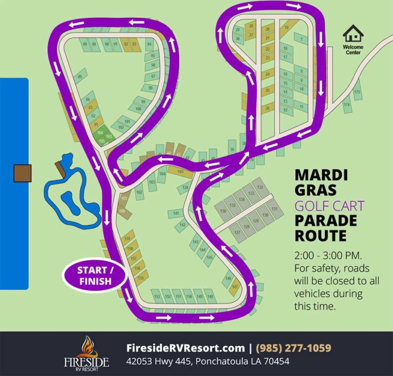 Mardi Gras 2021 at Fireside Campground Mardi Gras Holiday Weekend Fireside RV Resort