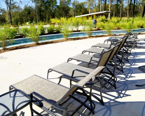 Lazy river at Fireside RV Resort campground in Robert, Louisiana