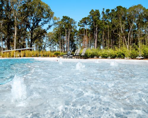 Pool at Fireside RV Resort campground in Robert, Louisiana